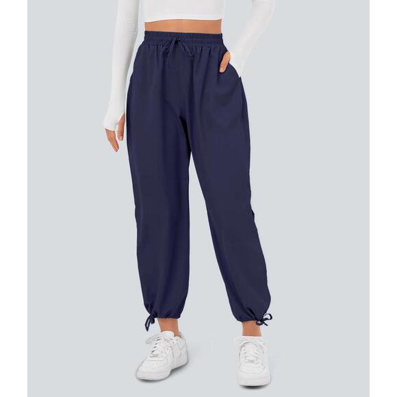 NWT Halara Breezeful High Waisted Drawstring Pocket Hem Casual Joggers Size XS - Picture 5 of 11